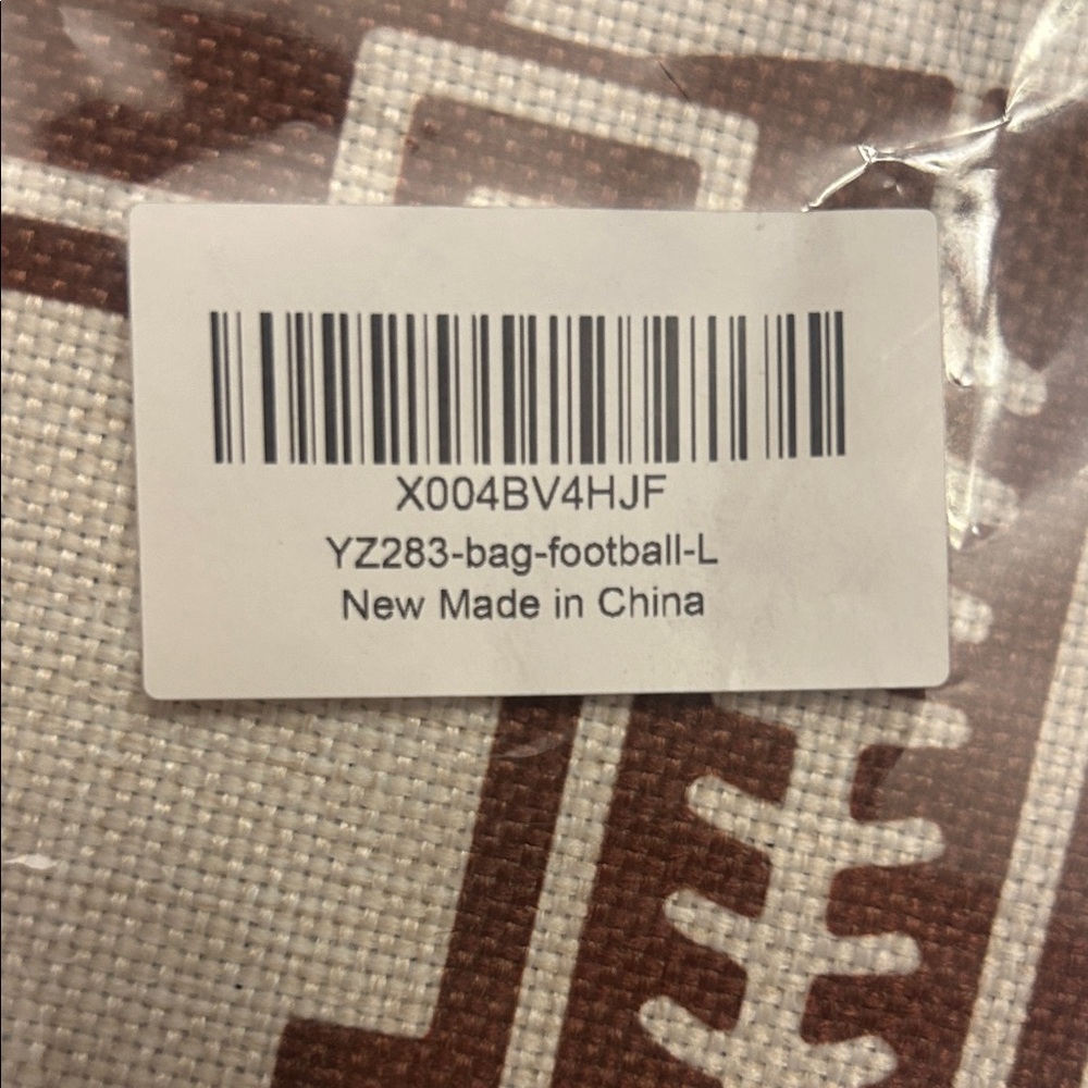 Football Pattern Bag